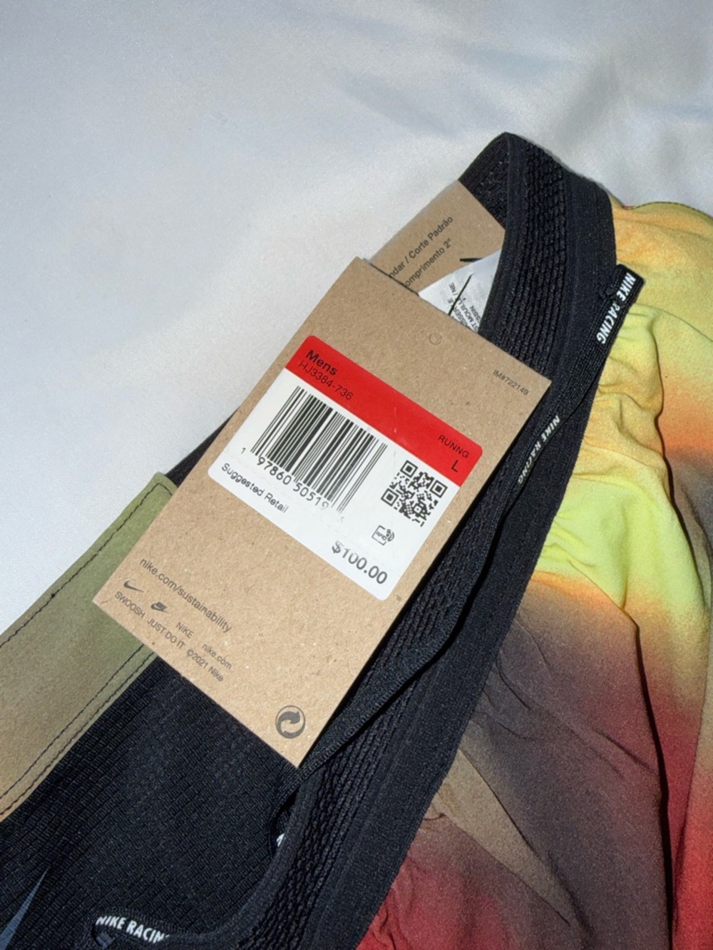 NWT Men's Nike AeroSwift Elite Entry 2in Inseam Lined Running Shorts Size Large - Picture 4 of 6